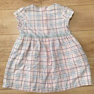 MIKI HOUSE ONE PIECE 100cm pink plaid pattern